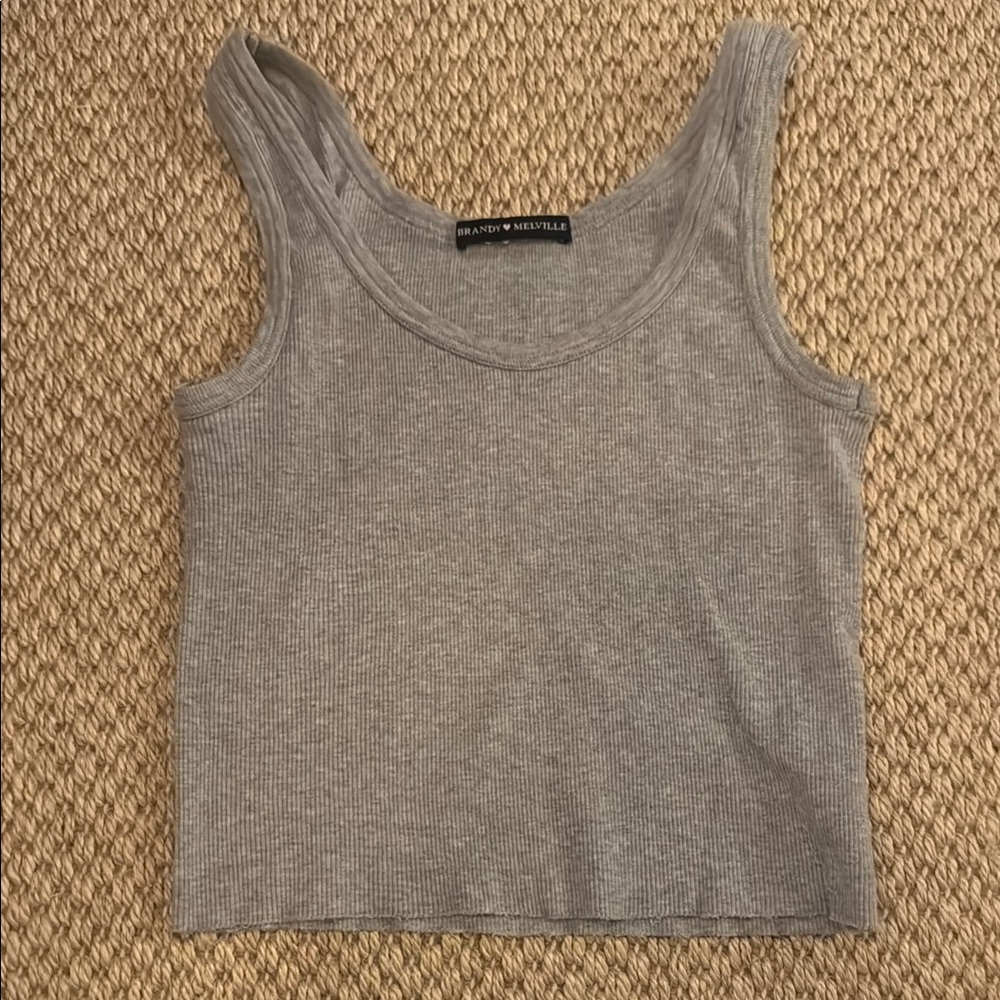 Brandy Melville Grey Women's Tank Top